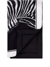 DOLCE & GABBANA ZEBRA-PRINT SILK QUILT BLANKET