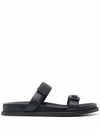 Emporio Armani E.armani Exclusive Pre Sandals Black In Black