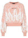 Vision Of Super Paisley Pattern Sweatshirt In Pink