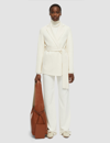 Joseph Double Face Cashmere Cenda Coat In Ivory