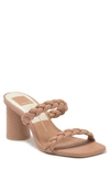 Dv Footwear Nairi Braided Strappy Sandal In Cafe Stella
