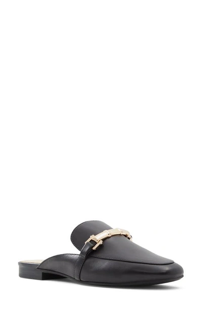 Aldo Boski Leather Flat Shoes With Trim In Black