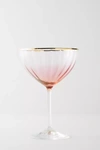 Anthropologie Waterfall Coupe Glasses, Set Of 4 By  In Pink Size S/4 Coupe