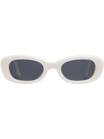 Gentle Monster Tambu W1 Sunglasses In White