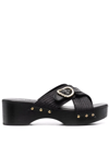 Ancient Greek Sandals Black Marilisa Clog Sandals In Schwarz