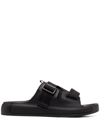 STONE ISLAND SHADOW PROJECT DOUBLE-BUCKLE SANDALS