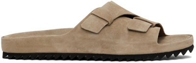 Officine Creative Taupe Agora 006 Sandals In Neutrals