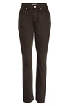 Good American '90s Duster Straight Leg Jeans In Coffee001