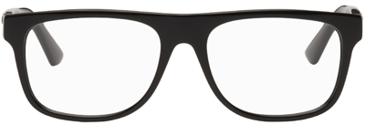 Gucci Black Square Web Glasses In 001 Black