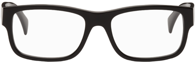 Gucci Black Rectangular Glasses In Nero