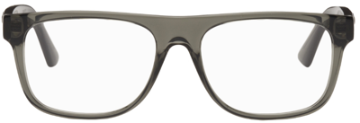 Gucci Grey Translucent Web Glasses In 003 Grey