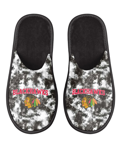 Foco Women's  Chicago Blackhawks Iconic Logo Scuff Slippers