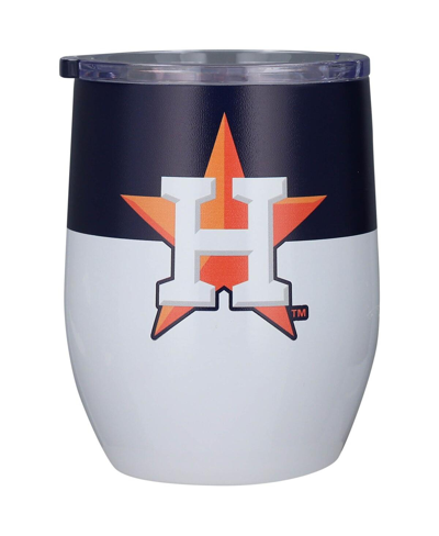Logo Brands Houston Astros 16 oz Colorblock Stainless Steel Curved Tumbler In White