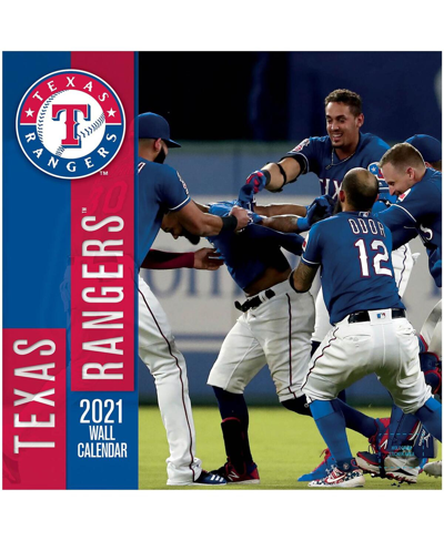 Turner Licensing Texas Rangers 2021 Wall Calendar In Multi