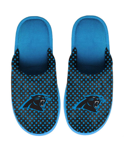 Foco Women's  Carolina Panthers Big Logo Scuff Slippers In Blue