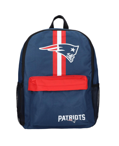 Foco New England Patriots 2021 Team Stripe Backpack In Navy