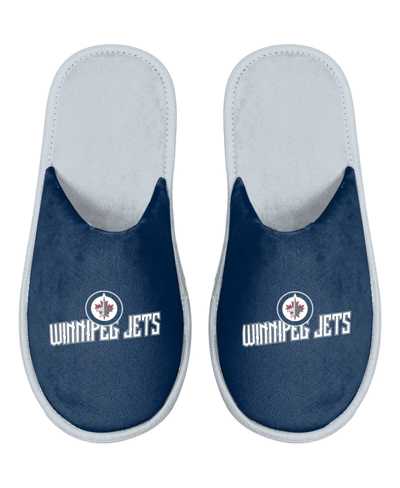 Foco Men's  Winnipeg Jets Scuff Slide Slippers In Blue