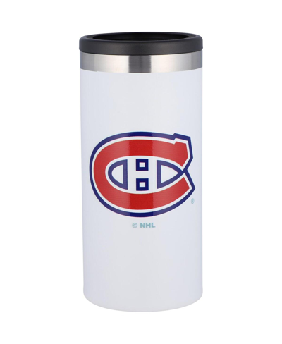 Memory Company Montreal Canadiens Team Logo 12 oz Slim Can Holder In White