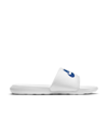 Nike Men's Victori One Slide Sandals From Finish Line In White/game Royal