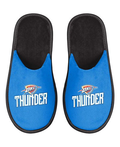 Foco Men's  Oklahoma City Thunder Scuff Slide Slippers In Blue