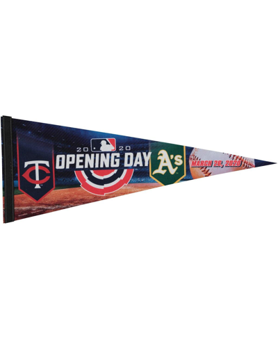 Wincraft Oakland Athletics Vs. Minnesota Twins 12'' X 30'' 2020 Opening Day Pennant In Multi