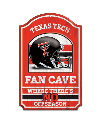 Wincraft Texas Tech Red Raiders 11'' X 17'' Fan Cave Wood Sign