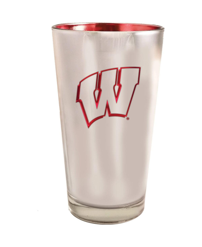 Memory Company Wisconsin Badgers 16 oz Electroplated Pint Glass In Multi
