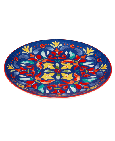 Certified International Sweet Spicy Round Platter In Multicolor