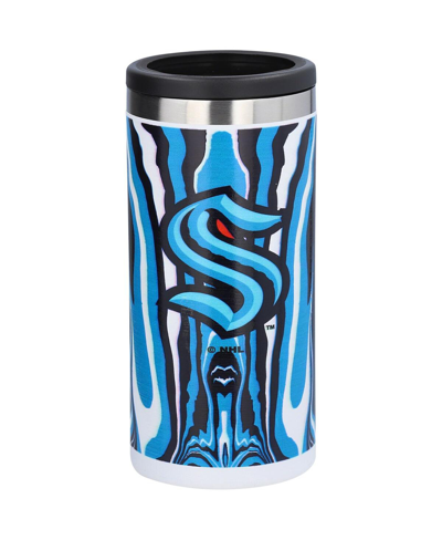 Memory Company Seattle Kraken 12 oz Tie-dye Slim Can Holder In Multi