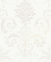 Laura Ashley Josette Wallpaper In White