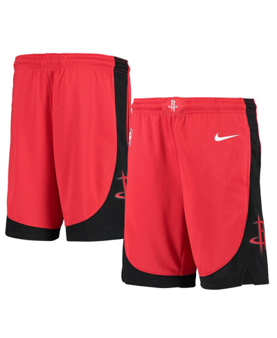 Nike Big Boys  Red Houston Rockets 2020/21 Swingman Shorts
