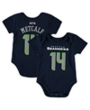 Outerstuff Newborn Infant Boys And Girls Dk Metcalf College Navy Seattle Seahawks Mainliner Player Name Number  In Navy