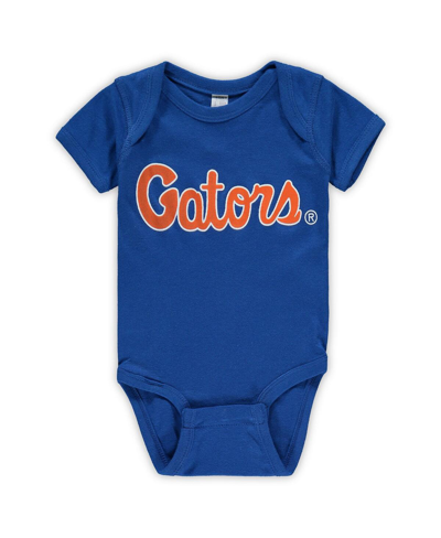 Two Feet Ahead Infant Boys And Girls Royal Florida Gators Script Big Logo Bodysuit