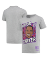 Mitchell & Ness Youth  Tracy Mcgrady Gray Toronto Raptors Hardwood Classics King Of The Court Player In Gray