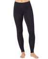 Cuddl Duds Petite Softwear With Stretch High-waist Leggings In Black