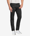 Galaxy By Harvic Men's 5-pocket Ultra-stretch Skinny Fit Chino Pants In Black