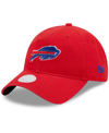 NEW ERA WOMEN'S NEW ERA RED BUFFALO BILLS CORE CLASSIC 2.0 9TWENTY ADJUSTABLE HAT