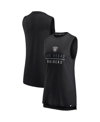 Fanatics Branded Black Las Vegas Raiders True Contender Tank Top In Black