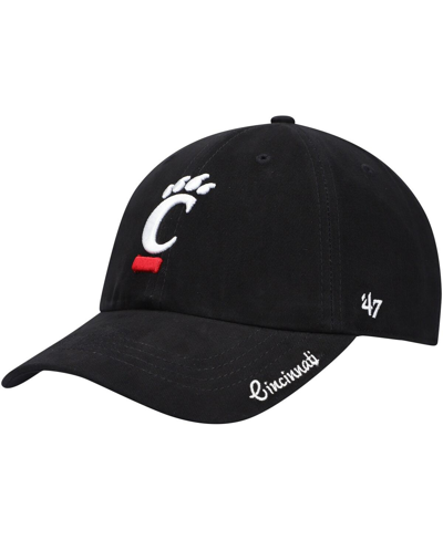 47 Brand Women's '47 Black Cincinnati Bearcats Miata Clean Up Logo Adjustable Hat