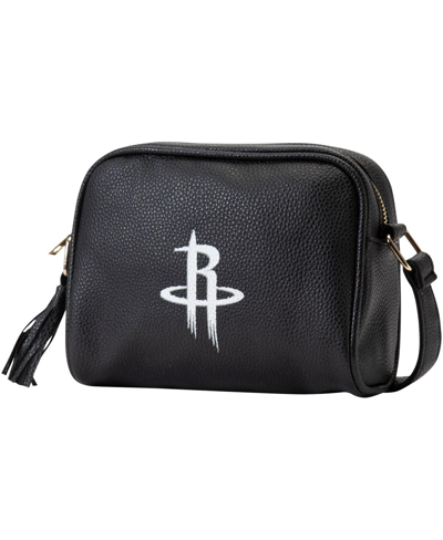 Foco Women's Houston Rockets Team Color Continental Crossbody Handbag In Black