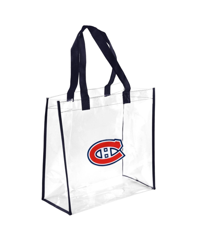 Foco Women's Montreal Canadiens Clear Tote Bag In Black