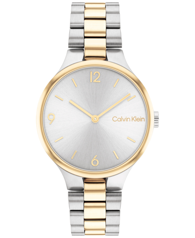 Calvin Klein Two-tone Stainless Steel Bracelet Watch 32mm Women's Shoes In Two Tone