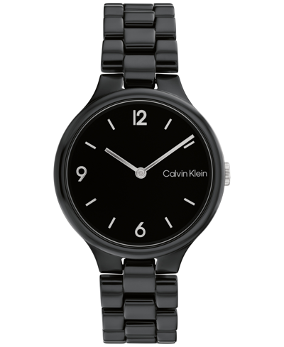 Calvin Klein Black Ceramic Bracelet Watch 32mm