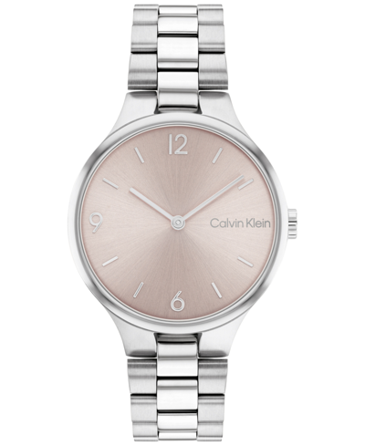Calvin Klein Stainless Steel Bracelet Watch 32mm In Silver