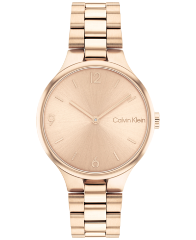 Calvin Klein Carnation Gold-tone Bracelet Watch 32mm Women's Shoes