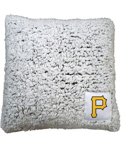Logo Brands Pittsburgh Pirates 16" X 16" Frosty Sherpa Pillow