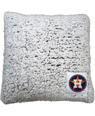 Logo Brands Houston Astros 16" X 16" Frosty Sherpa Pillow