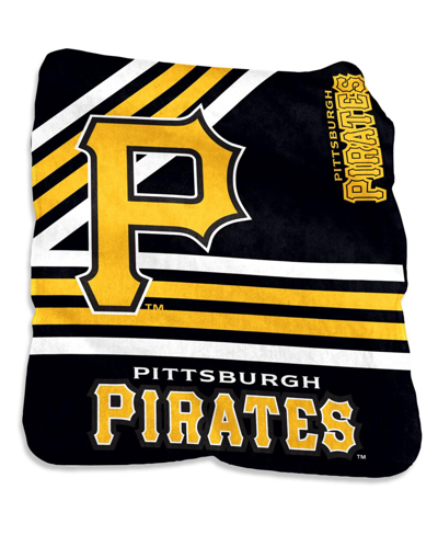 Logo Brands Pittsburgh Pirates 50" X 60" Plush Raschel Throw Blanket