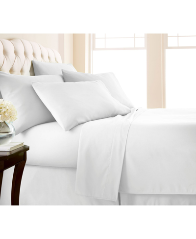 Southshore Fine Linens Sheet Set For Adjustable Mattresses With Bonus Pillowcases 7-piece Set, Split King In White