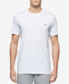Tommy Hilfiger Brand-embroidered Regular-fit Stretch-cotton Jersey T-shirt In White